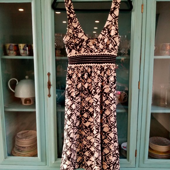 Basil & Maude Balinese Print  Empire Waist  One of a Kind Dress  I  Sample Size - Picture 5 of 5